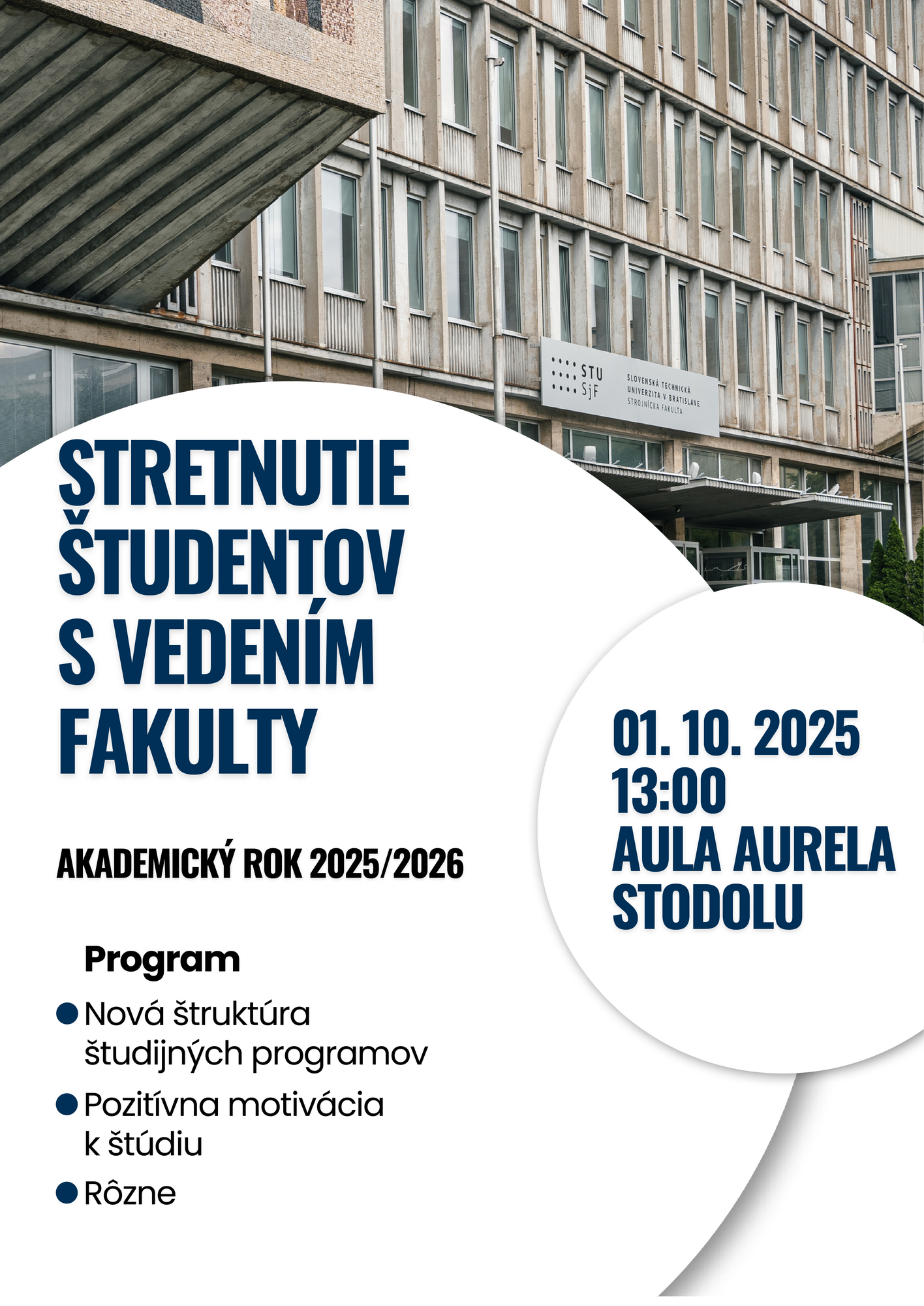 Stretnutie študentov s vedením fakulty