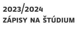 Zápisy na štúdium v akad. roku 2023/2024