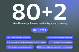 80+2 rokov Ústavu mechaniky na STU