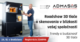 Roadshow 3D tlače a skenovania