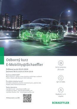 Odborný kurz E-Mobility Schaeffler
