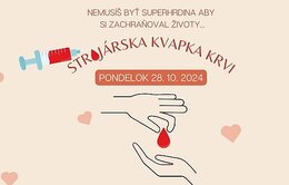 Strojárska kvapka krvi opäť pomohla zachraňovať životy