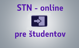 Prístup pre študentov k službe STN-online