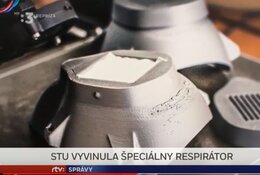 Reportáž RTVS - predstavujeme unikátny respirátor