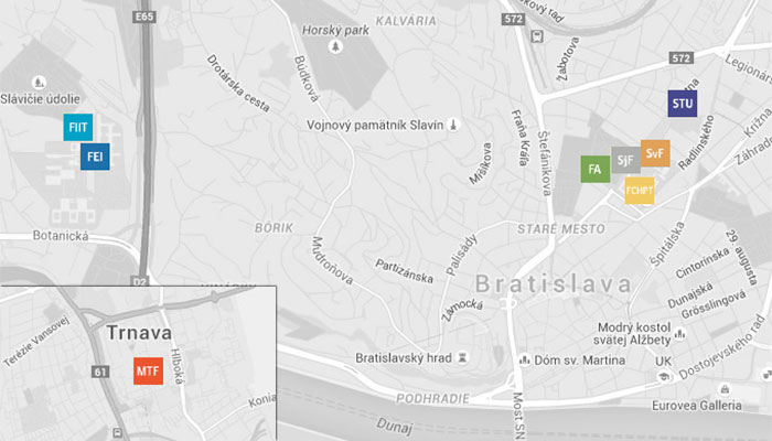Maps - Strojnícka fakulta STU v Bratislave
